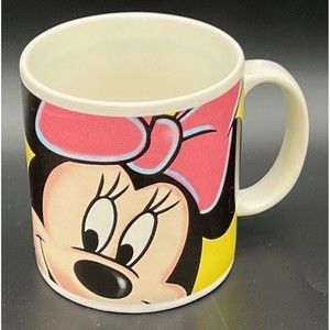 Vintage Minnie Mouse Ceramic Coffee Mickey Unlimited Disney Applause Mug 10 oz